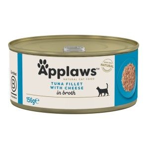 Applaws Tuna Fillet with Cheese, conserva, 156 g (Hrana Umeda - Pisici)