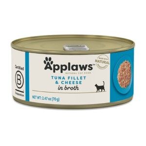 Applaws Tuna Fillet with Cheese, conserva, 70 g (Hrana Umeda - Pisici)