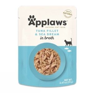 Applaws Tuna Fillet with Sea Bream, plic, 70 g (Hrana Umeda - Pisici)