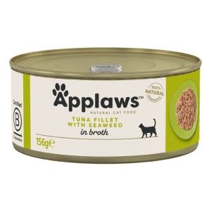 Applaws Tuna Fillet with Seaweed, conserva, 156 g (Hrana Umeda - Pisici)