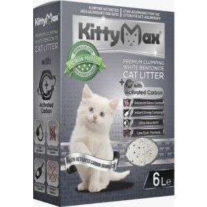 Asternut Igienic Premium KittyMax Active Carbon pentru Pisici 6 L