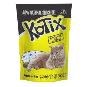 Asternut igienic pentru pisici, silicat, Kotix Normal, 5L, 2 kg (Igiena - Pisici)