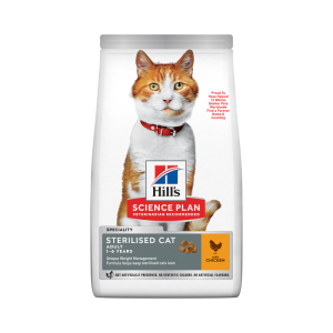 Hill's SP Feline Young Adult Sterilised Cat Chicken, 15 kg - sac