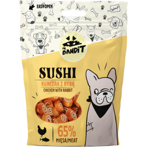 Mr. Bandit Sushi, Pui Si Peste, 80 g