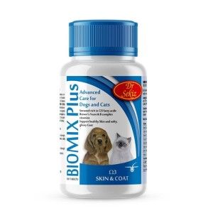 Supliment alimentar, Caini & Pisici, Biomix Plus Omega 3, 100 tablete/ 100 g (Farmacie)