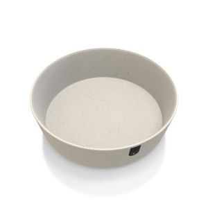 Bol pentru caini biocompozit din fibre de bambus Doctor Totolici, culoare Offwhite, 1L (Castroane)