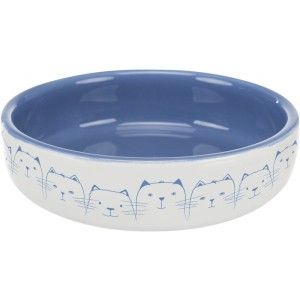 Bol ceramic 0.3 l/ 15 cm albastru/alb 24770