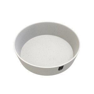 Bol pentru caini biocompozit din fibre de bambus Doctor Totolici, culoare Offwhite, 2L (Castroane)