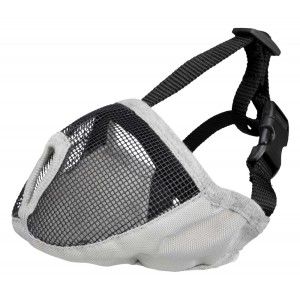 Botniță pentru Câini cu Bot Scurt (Turtit) S-M Gri 40 cm 17627 (Accesorii Caini)