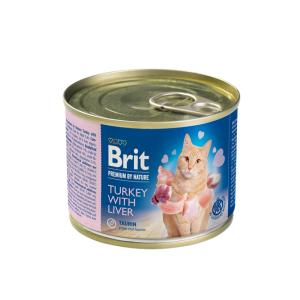 Brit Premium By Nature Cat Turkey With Liver, 200 g