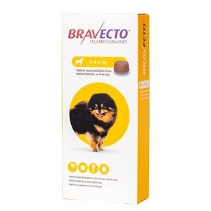 Bravecto (2-4,5 kg) 1 tbl x 112,50 mg