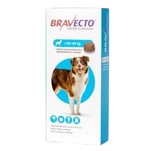 Bravecto (20-40 kg) 1 tbl x 1000 mg