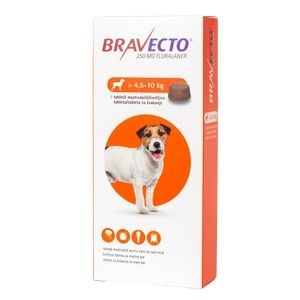 Bravecto (4,5-10 kg) 1 tbl x 250 mg