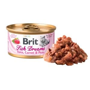 Brit Fish Dreams Tuna, Carrot and Pea, 80 g (Hrana Umeda - Pisici)