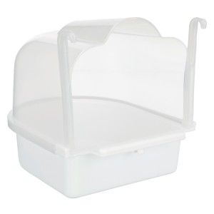 Cadita Plastic Acoperita 15x17x18 cm 54033 - alb