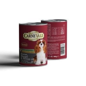 Hrana umeda caini, Carnevale Cal, Mango & Ulei de Canepa, 400 g (Hrana Umeda - Caini)