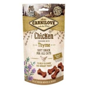 Carnilove Cat Semi Moist Snack Chicken with Thyme, 50 g (Delicii)