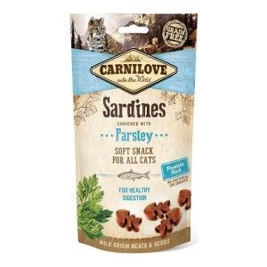 Carnilove Cat Semi Moist Snack Sardine with Parsley, 50 g (Delicii)