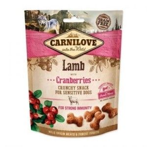 Carnilove Dog Crunchy Snack Lamb With Cranberries, 200 g (Delicii)
