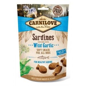 Carnilove Dog Semi Moist Sardines with Wild Garlic, 200 g (Delicii)