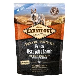 Carnilove Fresh Ostrich & Lamb For Small Breed Dogs, 1.5 kg (Hrana Uscata - Caini)
