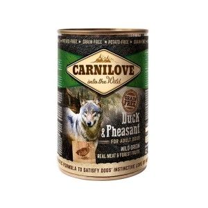 Carnilove Dog Wild Meat, Duck & Pheasant, 400 g (Hrana Umeda - Caini)