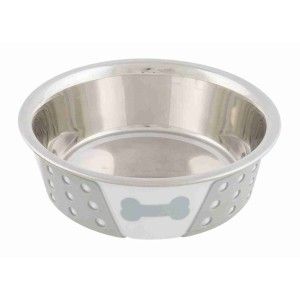 Castron de inox 0.75L/ 17 CM alb/gri 25256