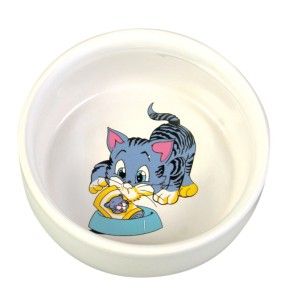 Castron Pisica Ceramica 0.3 l/11 cm 4009