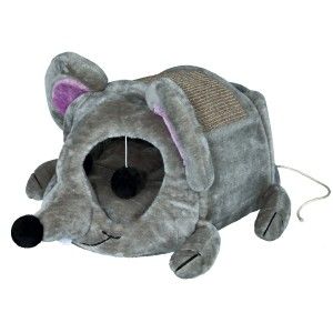 Casuta Lukas Pisica Sub Forma de Soarece 35x33x65 Gri 36290