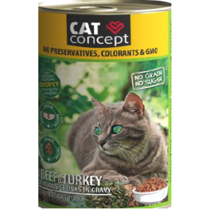 Hrana umeda pisici, CAT CONCEPT Vita & Curcan, 415 g (Hrana Umeda - Pisici)
