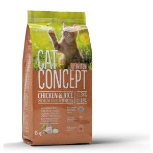 Cat Concept Dry Kitten, 15 kg - sac