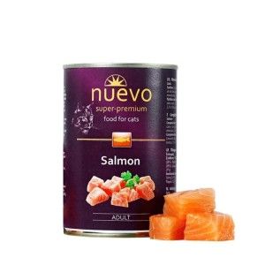 Hrana umeda pisici, NUEVO Conserva Cat, Somon, 400 g (Hrana Umeda - Pisici)