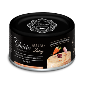 Cherie Adult Cat Mousse cu Pui si Morcov, 80 g