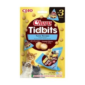Churu Cat Tidbits, Recompense Pisici, Ton, 12 g x 3 buc (Delicii - Pisici)