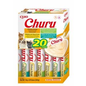 Churu Cat Varieties Recompense Cremoase cu Pui, 14 g x 20 buc