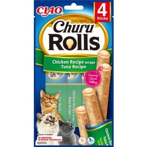 Churu Rolls Recompense pentru Pisici cu Pui si Ton
