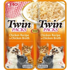 Ciao Cat Twin Reteta de Pui in Supa de Pui, 80 g