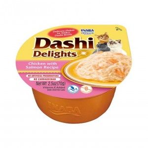 Ciao Dashi pentru pisici cu Pui si Somon, 70 g