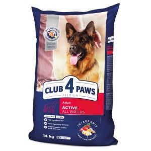 Hrana uscata premium caini, Club 4 Paws Active Adult All Breeds, Pui, 14 kg (Hrana Uscata - Caini)