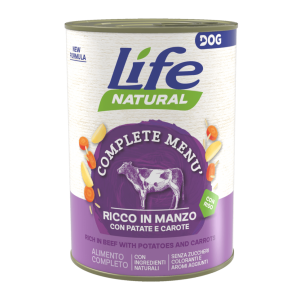 Hrana Umeda Caini, Life Dog Nutrition Plus, Vita, Cartofi & Morcovi, 400 g (Hrana Umeda - Caini)