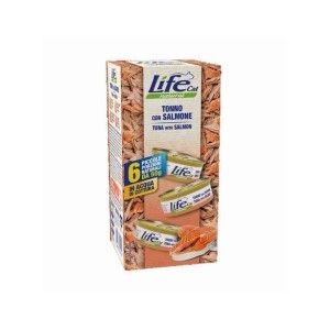 Hrana Umeda Pisici, Life Cat, Ton & Somon Multipack, 6x50 g (Hrana Umeda - Pisici)