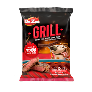 Dr Zoo GRILL, Grilled Strips, 50 g (Delicii - Caini)