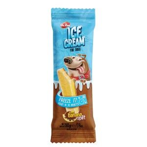Dr Zoo, inghetata pentru caini, Banana Split, 50 g (Delicii - Caini)