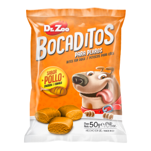 Dr Zoo Bocaditos, Pui, 50 g (Delicii - Caini)