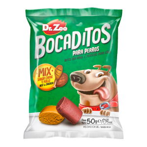Dr Zoo Bocaditos, Mix Vita & Pui, 50 g (Delicii - Caini)