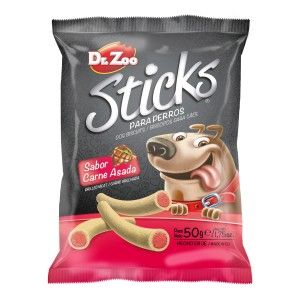 Dr Zoo, Sticks, Carne la Gratar, 50 g (Delicii - Caini)
