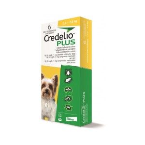 Credelio Plus 56.25 mg, 1.4 - 2.8 kg, 3 tablete (PRESCRIPTIE NECESARA)
