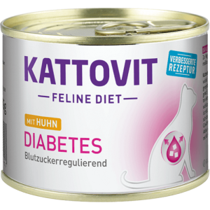 Conserva Kattovit Diabetic, Pui, 185 g