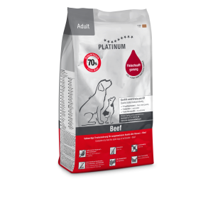 Hrana uscata caini, PLATINUM Dog Adult cu Vita, 5 kg (Hrana Uscata - Caini)
