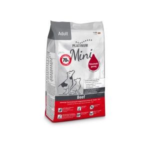 Hrana uscata caini, PLATINUM Dog Mini Adult cu Vita, 900 g (Hrana Uscata - Caini)